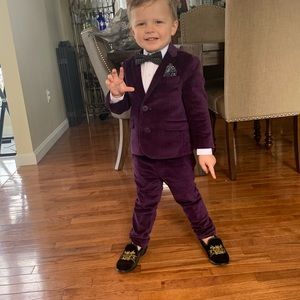 Toddler Velvet Suit